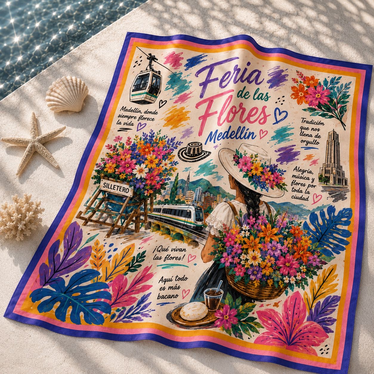 Pañoleta Medellín – Feria de las Flores